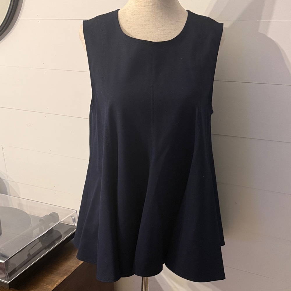 Club Monaco Dark Blue Navy Swing Top